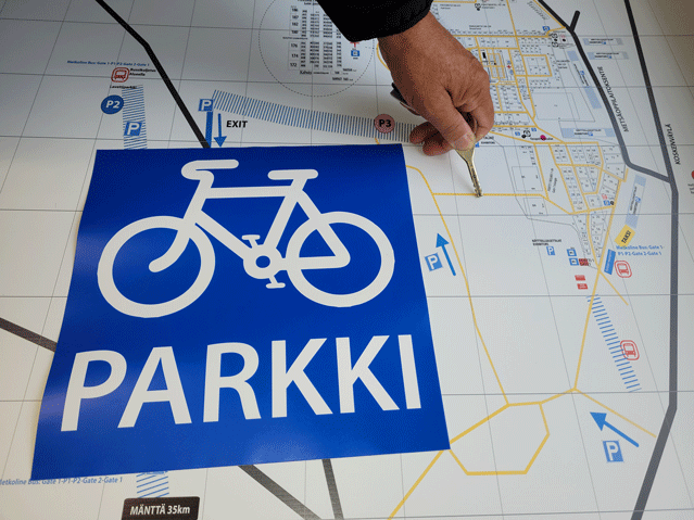polkupyöräparkki